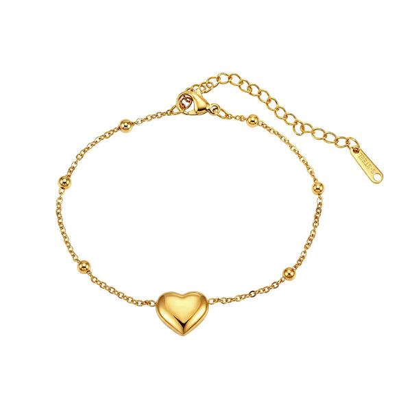 Wholesale Geometric Stainless Steel Rhinestone Tassel Anklet Set For Women