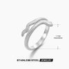 Wholesale Geometric Stainless Steel Ring With 18K Gold Plated Electroplating For Women