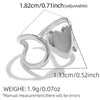 Wholesale Geometric Stainless Steel Rings And Bracelets With Pvd Furnace Vacuum Real Gold Plating Unisex Jewelry