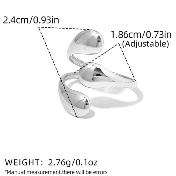 Wholesale Geometric Stainless Steel Rings And Bracelets With Pvd Furnace Vacuum Real Gold Plating Unisex Jewelry