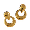 Wholesale Geometric Stainless Steel Stamped Earrings For Women