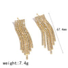 Wholesale Geometric Stainless Steel Vacuum Real Gold Plated Earrings For Women