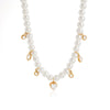 Wholesale Geometric Stainless Steel Vacuum Real Gold Plated Necklace For Women
