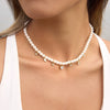 Wholesale Geometric Stainless Steel Vacuum Real Gold Plated Necklace For Women