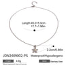 Wholesale Geometric Stainless Steel Vacuum Real Gold Plated Necklace For Women
