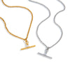 Wholesale Geometric Stainless Steel Women's Necklace With Pvd Furnace Vacuum Real Gold Plating