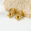 Wholesale Geometric Star And Moon Pendant Stainless Steel 18K Gold Plated Earrings For Women