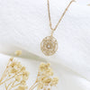Wholesale Geometric Star Hollow Zircon Egg Pendant 925 Sterling Silver Plated 14K Gold Jewelry