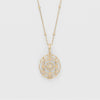 Wholesale Geometric Star Hollow Zircon Egg Pendant 925 Sterling Silver Plated 14K Gold Jewelry