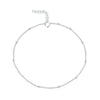Wholesale Geometric 925 Sterling Silver Bead Bracelet Electroplated For Women