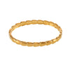 Wholesale Geometric Stitching Buckle Bracelet In Stainless Steel With 18K Gold Plated Electroplating