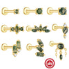 Wholesale Geometric Style S925 Sterling Silver Ear Jewelry With Environmentally Friendly Electroplating For Unisex