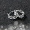 Wholesale Geometric Style S925 Sterling Silver Inlaid Zircon Earrings For Women