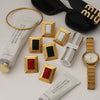 Wholesale Geometric Titanium Steel Earrings For Women With Electroplating Treatment