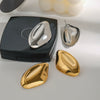 Wholesale Geometric Titanium Steel Earrings With Electroplating For Women