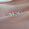 Wholesale Geometric Titanium Steel Electroplated Butterfly Minimalistic Earrings For Men And Women