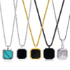 Wholesale Geometric Titanium Steel Necklace Jewelry Suitable For Women And Men With Electroplating Process