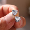 Wholesale Geometric Triangle Copper Zircon Earrings For Women