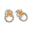 Wholesale Geometric Ushape Stainless Steel Electroplated Earrings For Women
