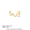 Wholesale Geometric Wavy Pattern Stainless Steel 18K Gold Plated Polished Jewelry Set For Women Necklace Bracelet