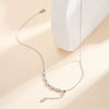 Wholesale Geometric Yshaped Electroplated Calendering Chain Pendant Necklace For Women