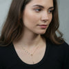 Wholesale Geometric Yshaped Electroplated Calendering Chain Pendant Necklace For Women