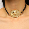 Wholesale Geometric Zinc Alloy Electroplated Cowboy Hat Necklace For Unisex