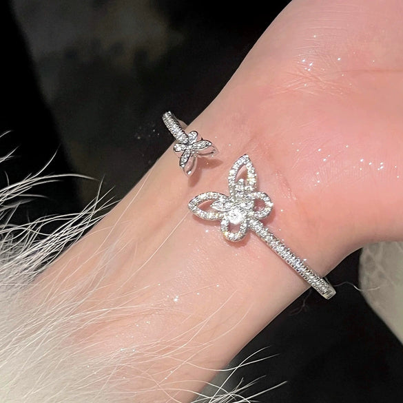 Wholesale Geometric Zircon Copper Bracelet With Real Gold Electroplated Simple And Elegant Light Luxury Design