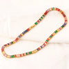 Wholesale Geometric Zircon Inlaid Copper Gold Plated Women's Cuban Chain Necklace