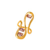 Wholesale Geometric Zircon Stainless Steel 18K Gold Plated Ring For Women