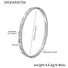 Wholesale Geometric Zircon Stainless Steel 18K Goldplated Women's Bracelet Set