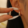 Wholesale Geometric Zircon Star Open Ring For Women Copper Retro Creative Fashion