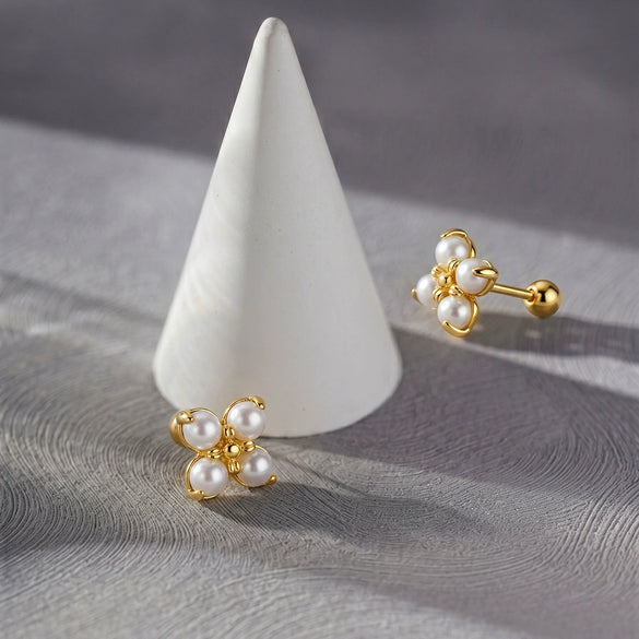 Wholesale Geometric Zirconia 925 Silver Earrings For Women