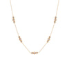 Wholesale Geometric Zirconinlaid Circular Splicing Pendant Stainless Steel Necklace With 18K Gold Plating For Women