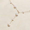 Wholesale Gipsophila Freshwater Pearl Necklace 925 Silver Nearly Round