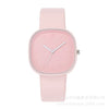 Wholesale Girls' Fashionable Square Alloy And Imitation Leather Quartz Watch In Minimalist Style