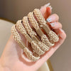 Wholesale Girls Hair Rope Mixed Materials Handmade High Elastic