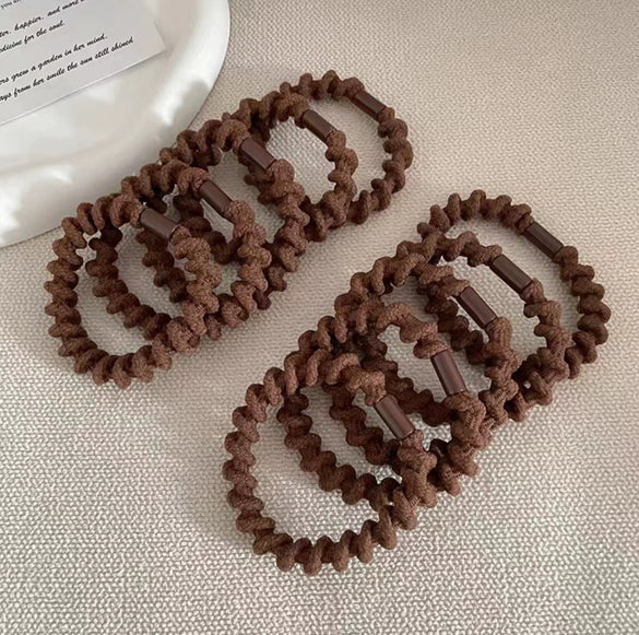 Wholesale Girls Hair Rope Mixed Materials Handmade High Elastic