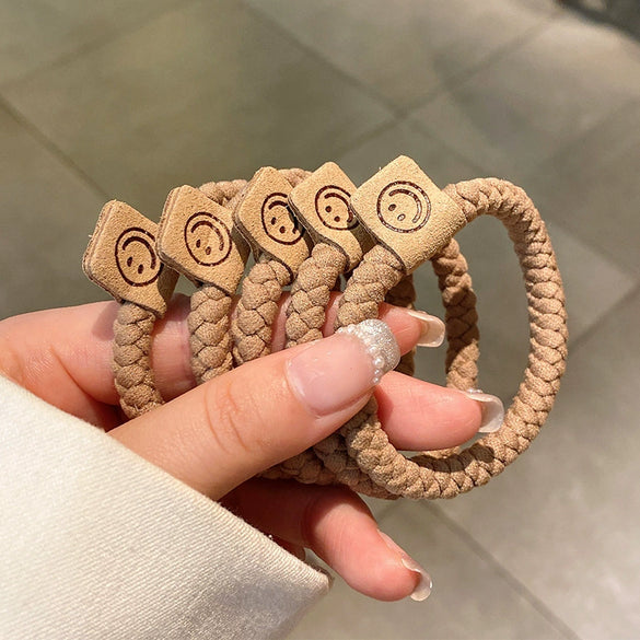 Wholesale Girls Hair Rope Mixed Materials Handmade High Elastic