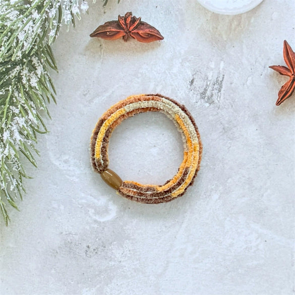 Wholesale Girls Hair Rope Mixed Materials Handmade High Elastic