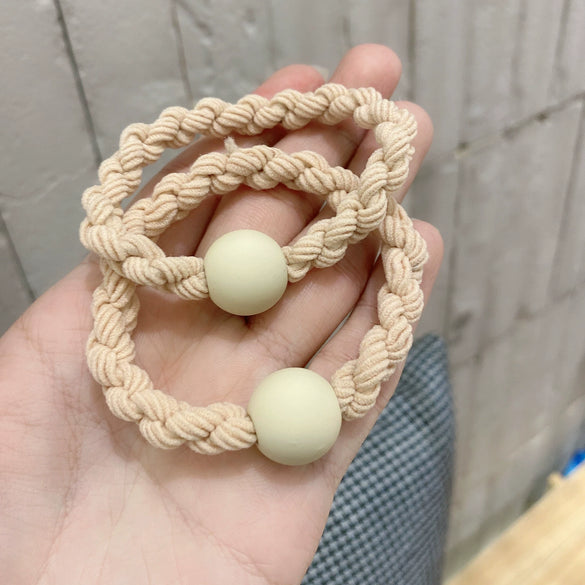 Wholesale Girls Hair Rope Mixed Materials Handmade High Elastic