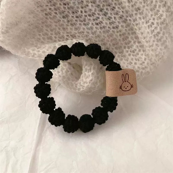 Wholesale Girls Hair Rope Mixed Materials Handmade High Elastic