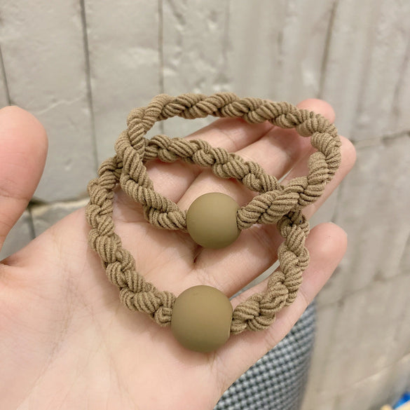 Wholesale Girls Hair Rope Mixed Materials Handmade High Elastic