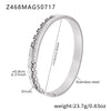 Wholesale Girls Highend 316L Stainless Steel Electroplated Zircon Diamond Bracelet With Mystery Starry And Geometric Style