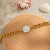 Wholesale Girls Pearl Stainless Steel Geometric Electroplated Elegant Environmentally Friendly Jewelry Accessories Bracelet