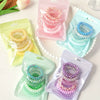 Wholesale Girls Silicone Handmade High Elasticity Sweet Style Hair Tie