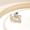 Wholesale Girls Titanium Steel Ear Nails With Geometric Design And Inlaid Zircon