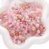 Wholesale Glass And Glaze Mixed Bead String Handmade Diy Material For Bracelet Necklace Pendant With Geometric Style