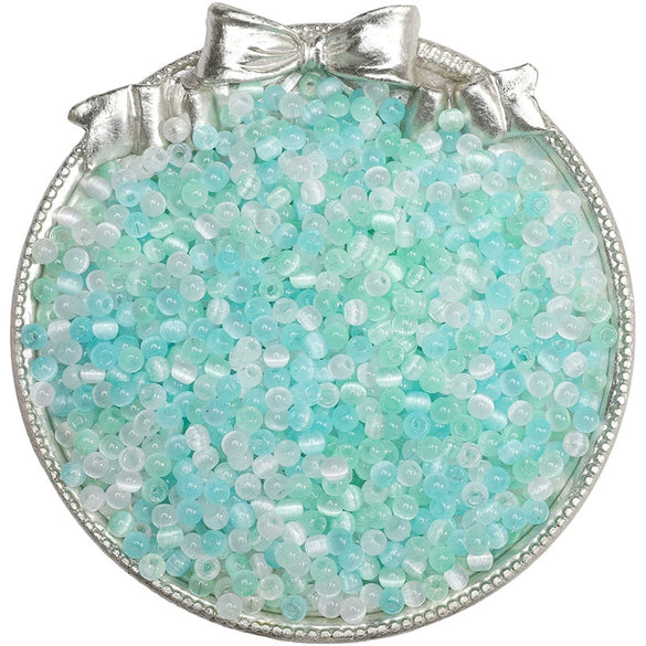 Wholesale Glass And Glaze Round Bead Jewelry Accessories For Diy Handmade Bracelets Elegant Style