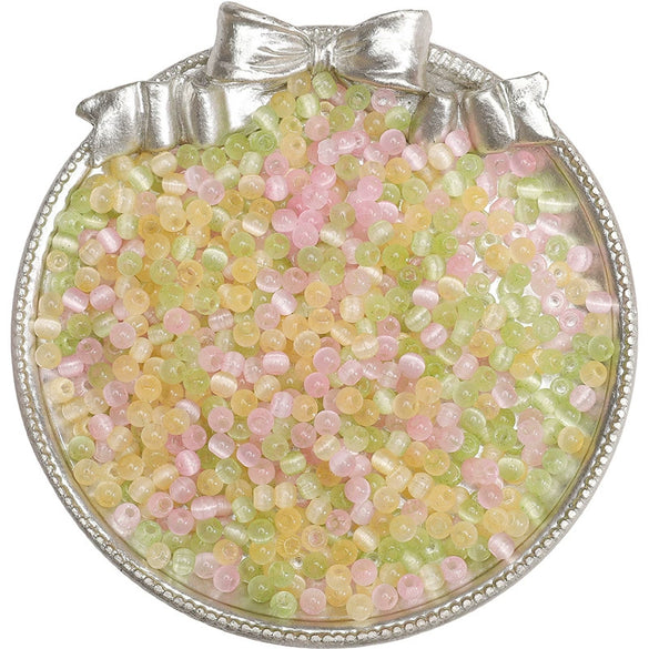 Wholesale Glass And Glaze Round Bead Jewelry Accessories For Diy Handmade Bracelets Elegant Style